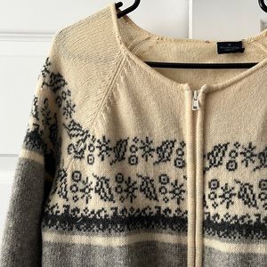Vintage Lambswool Knit Full-Zip Cardigan - Women’s 1X